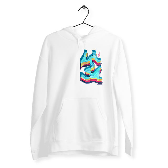Image back Sweat à capuche - Color Flow