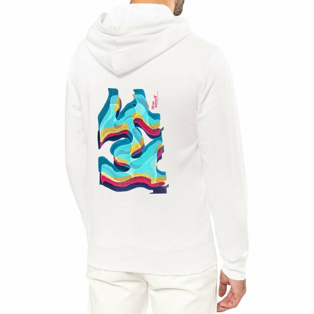 Image front Sweat à capuche - Color Flow