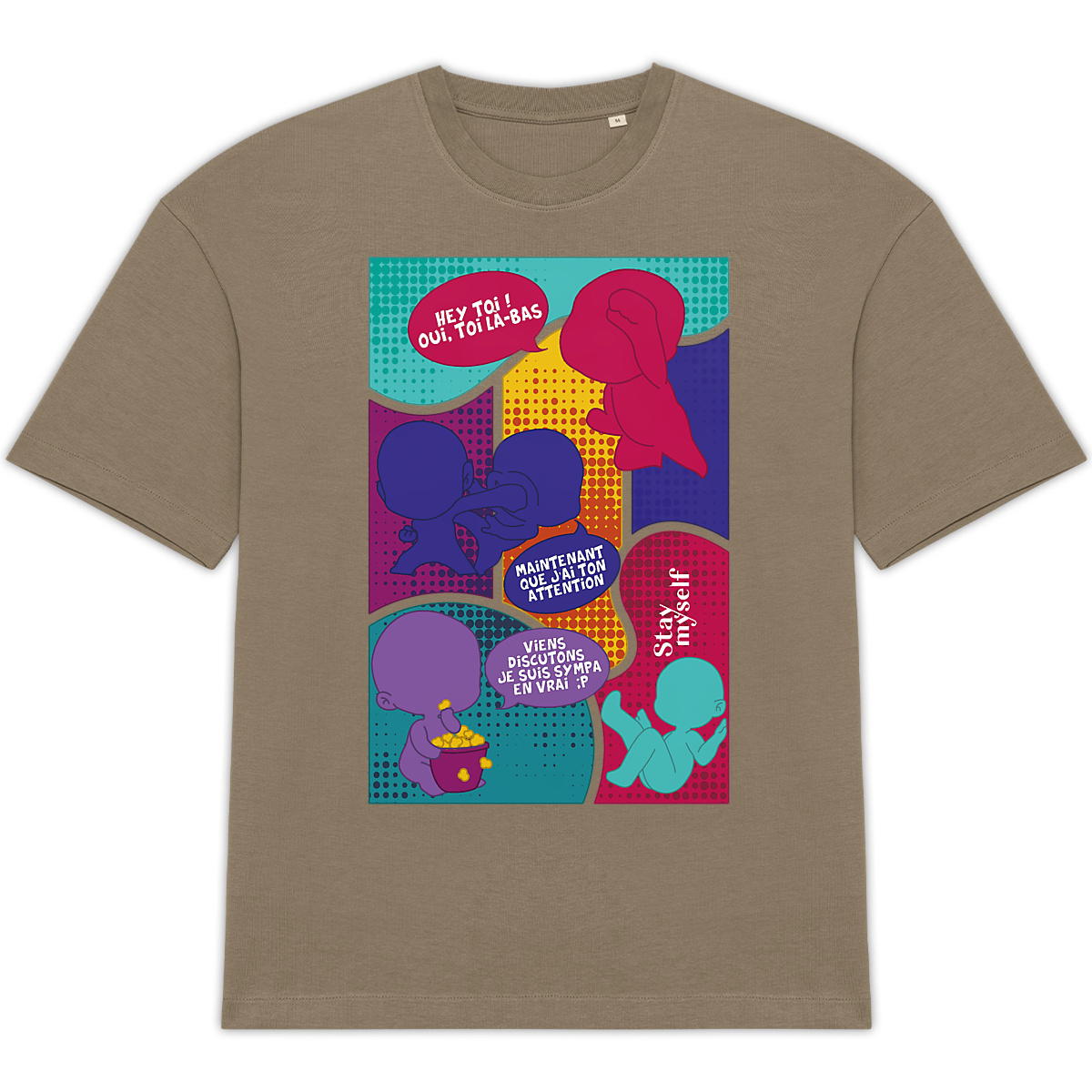 Image back T-shirt Oversize - BD - Botage de fessiers