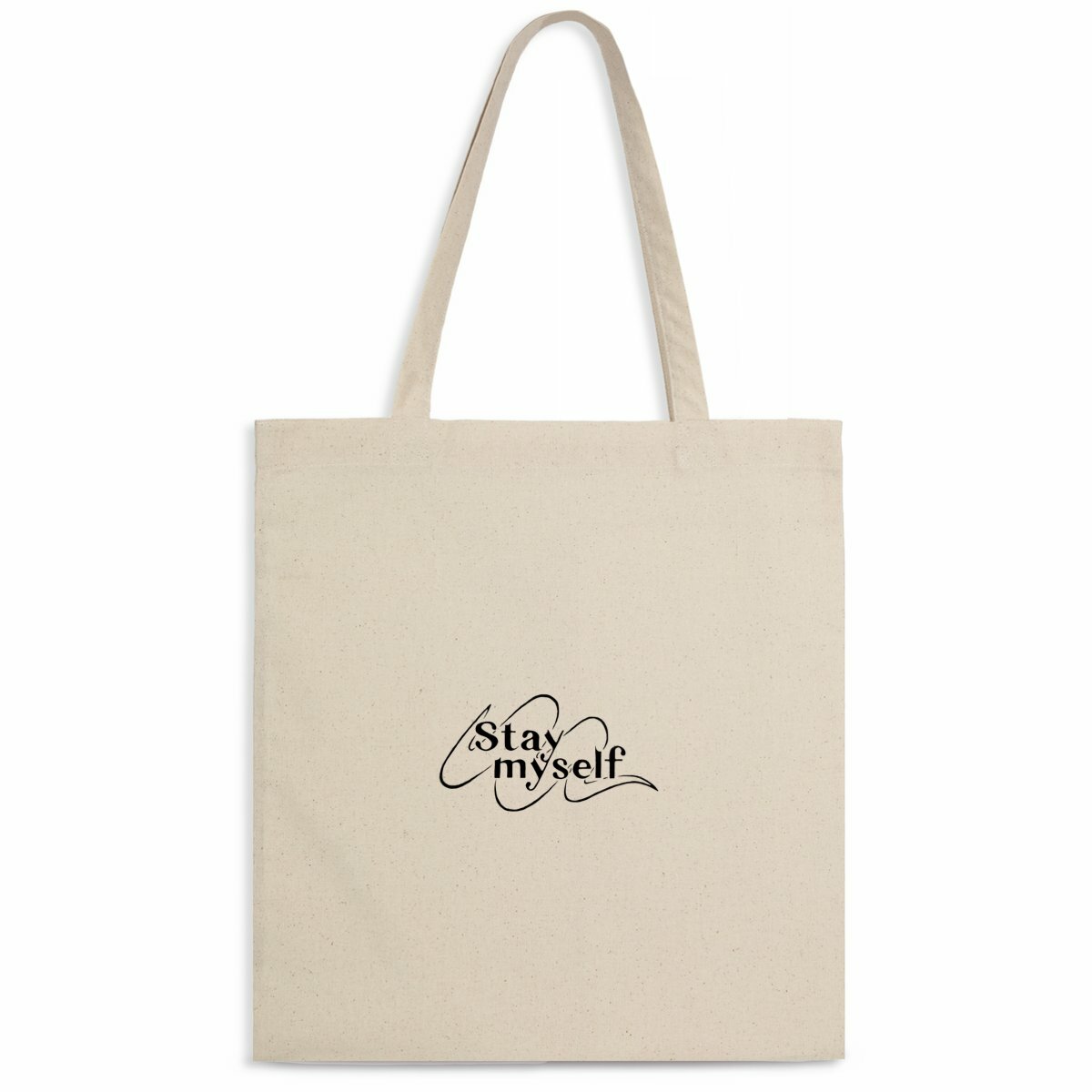 Image back Tote-bag léger - Stay myself Linéa Black