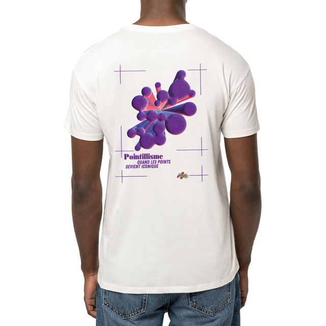 Image front T-shirt - Tableau 3D - Points Iconiques