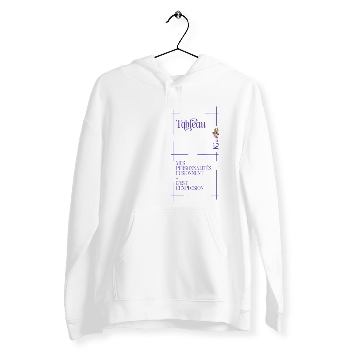 Image back Sweat à capuche - Tableau - Explosion