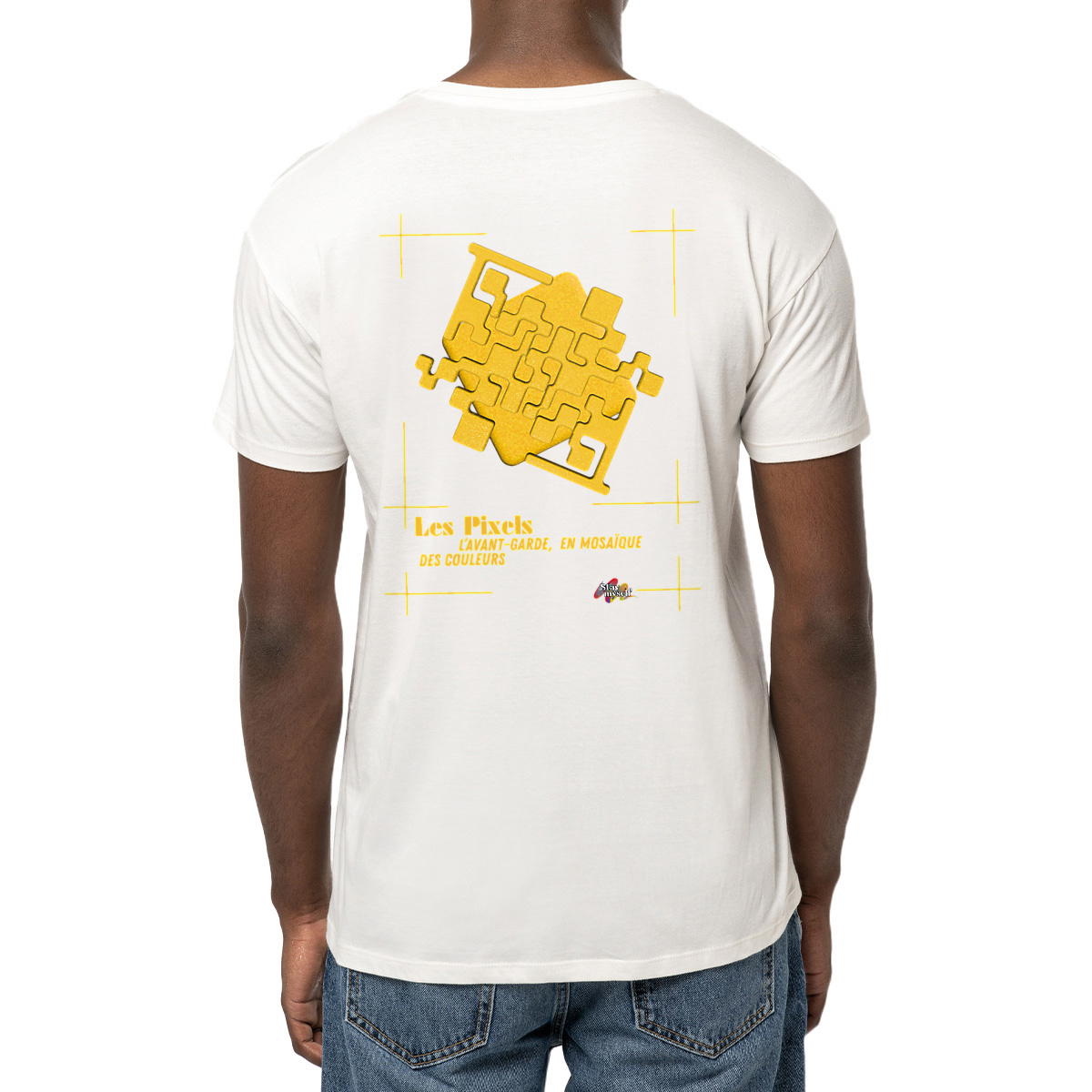 Image front T-shirt - Tableau 3D - Mosaïque de Pixels