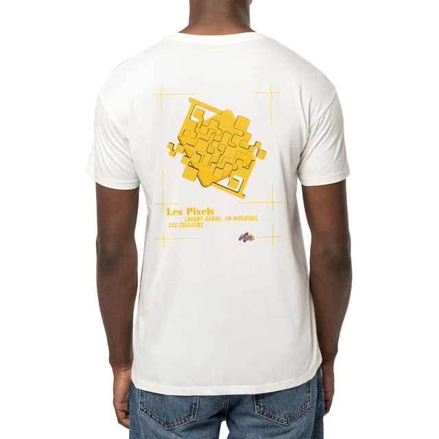 Image front T-shirt - Tableau 3D - Mosaïque de Pixels