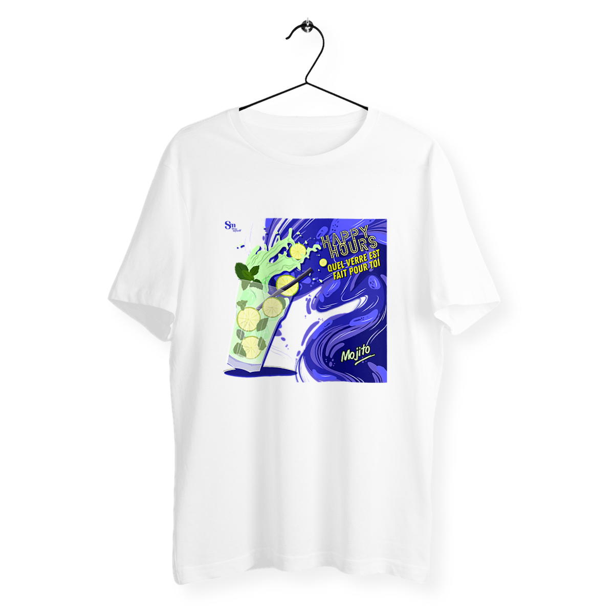 Image back T-shirt - Happy Hours - Mojito