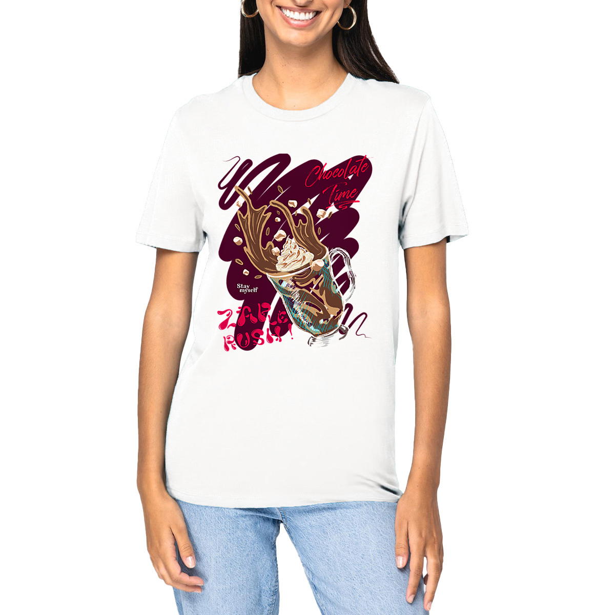 Image front T-shirt épais - ZAP le Rush - Chocolate Time