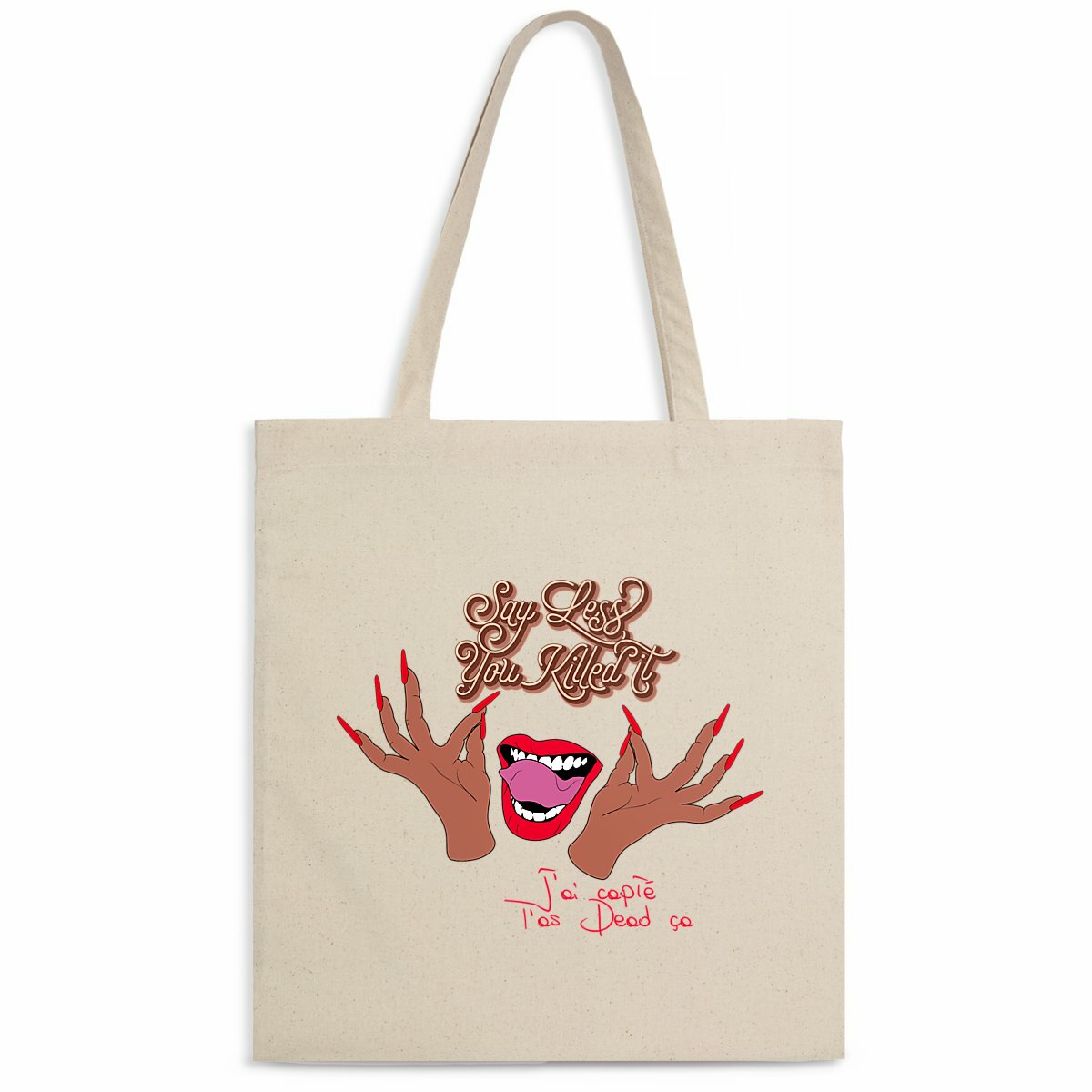 Image back Tote-bag léger - You Killed it - red