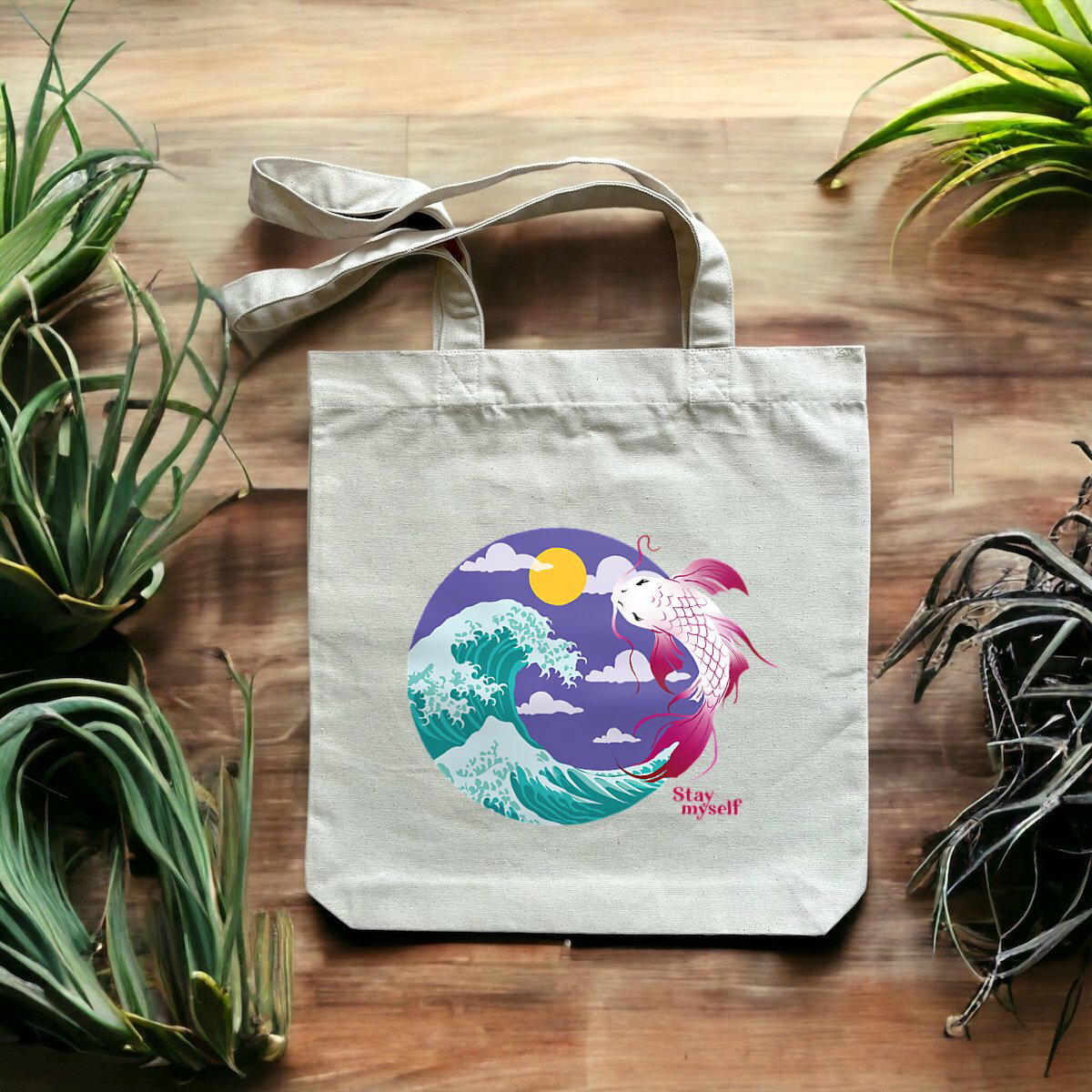 Image front Tote-bag - Circle Carpe Koi