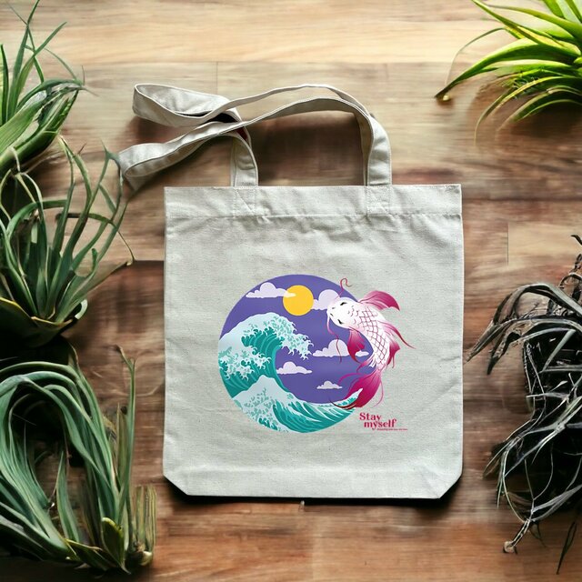 Image front Tote-bag - Circle Carpe Koi