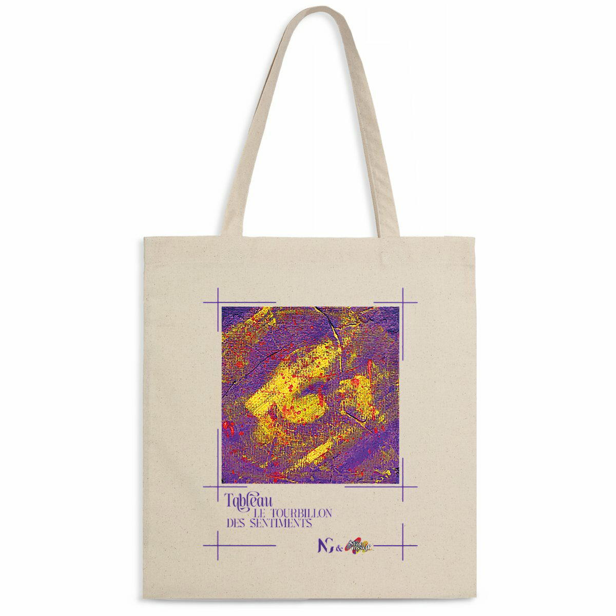 Image back Tote-bag léger - Tableau - Tourbillon