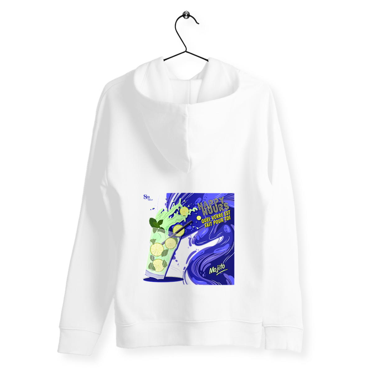 Image back Sweat à capuche - Happy Hours - Mojito