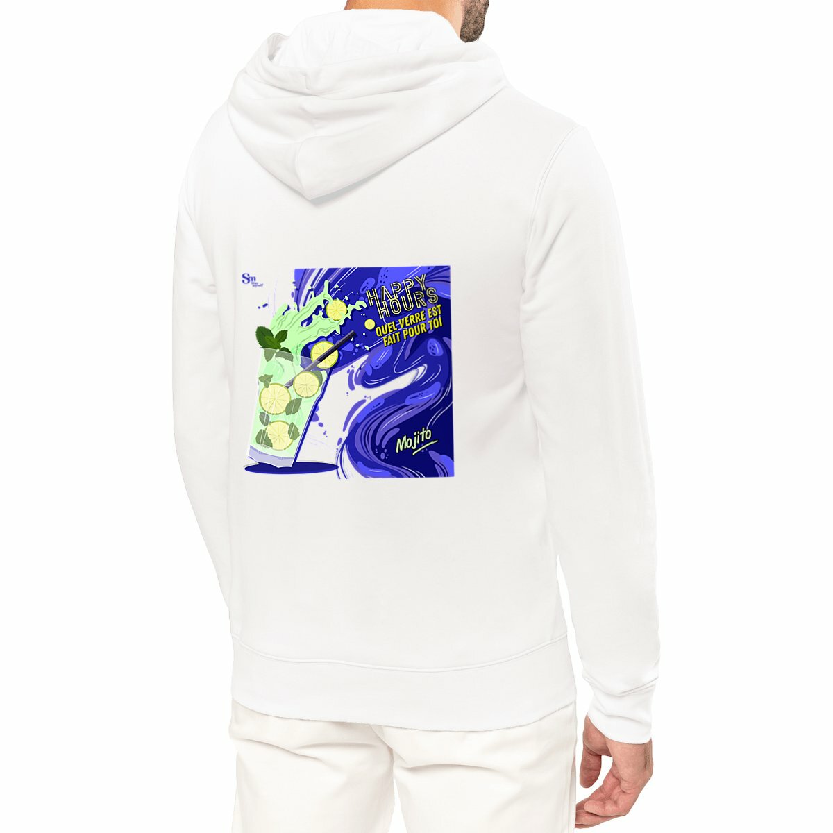 Image front Sweat à capuche - Happy Hours - Mojito