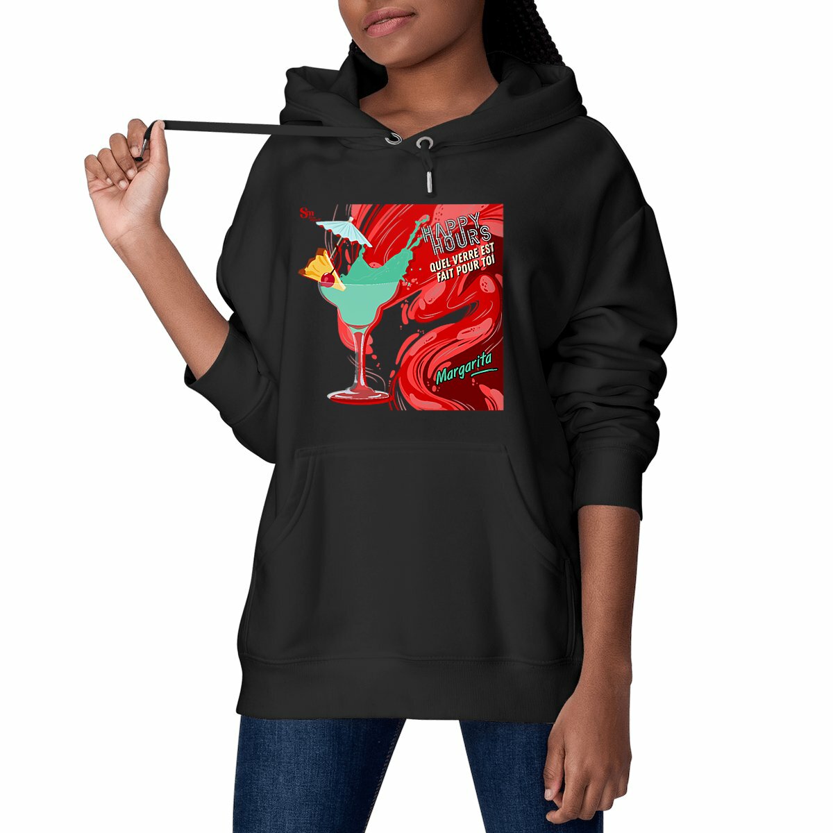 Image front Sweat épais - Happy Hours - Margarita