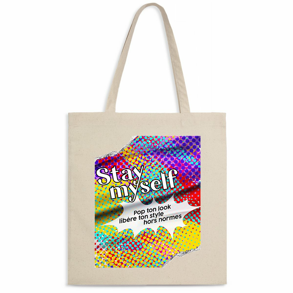 Image back Tote-bag léger - Stay myself 2.0