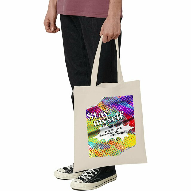 Image front Tote-bag léger - Stay myself 2.0