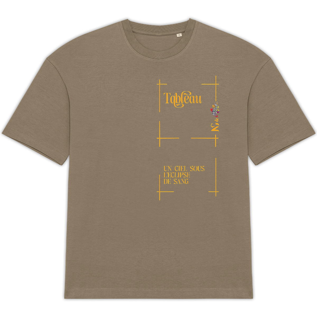 Image back T-shirt Oversize - Tableau - Sous Eclipse