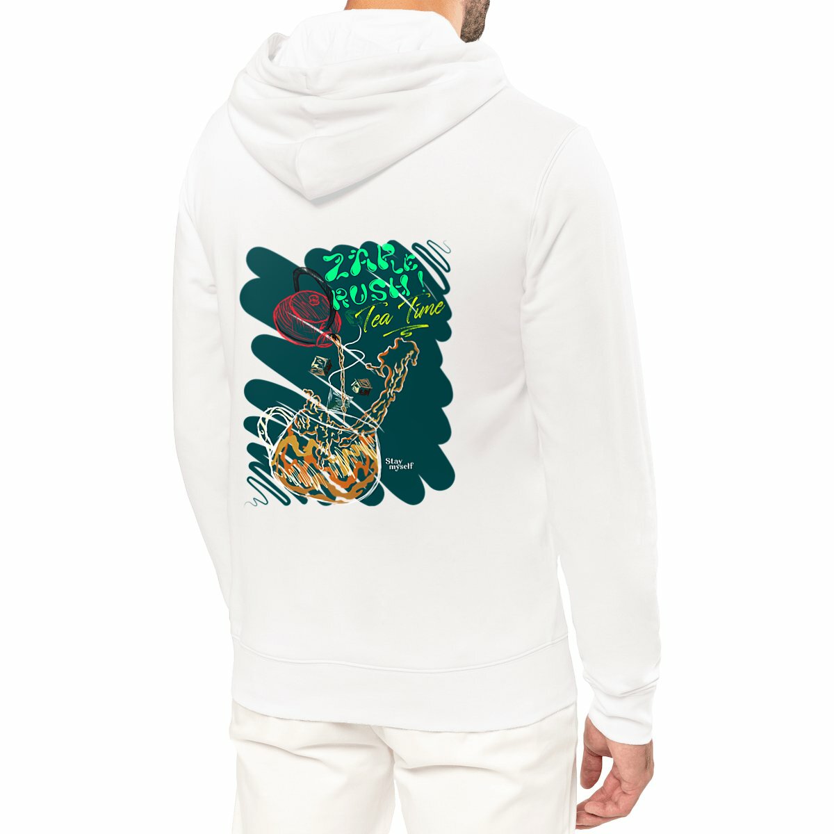 Image front Sweat à capuche - ZAP le Rush - Tea Time