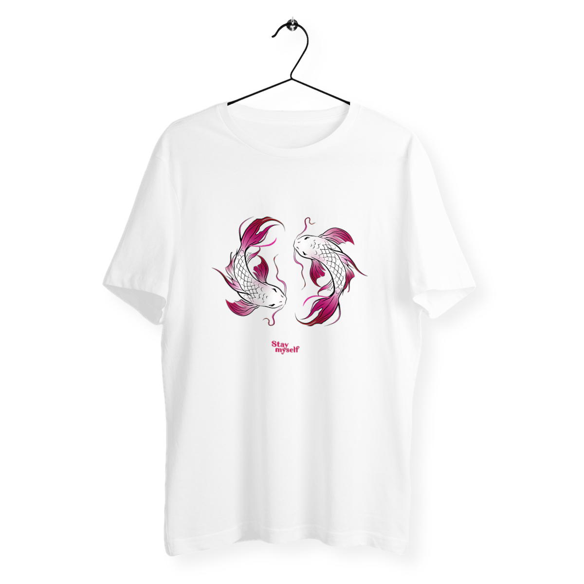Image back T-shirt - Double Carpe Koi