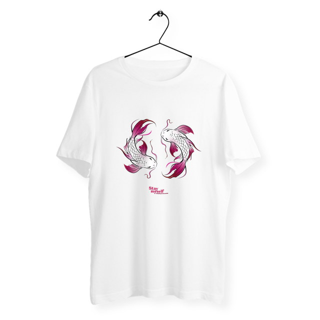 Image back T-shirt - Double Carpe Koi