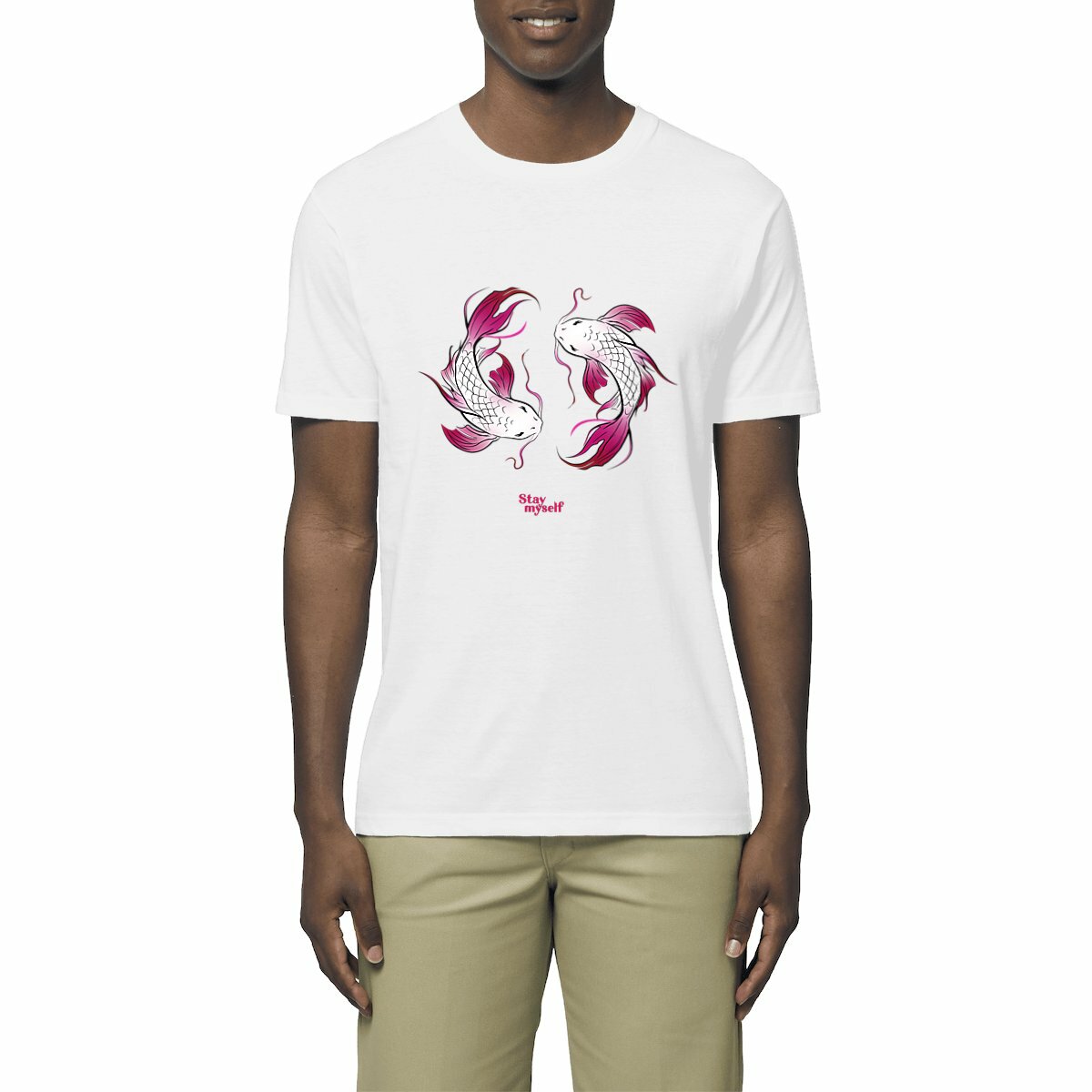 Image front T-shirt - Double Carpe Koi