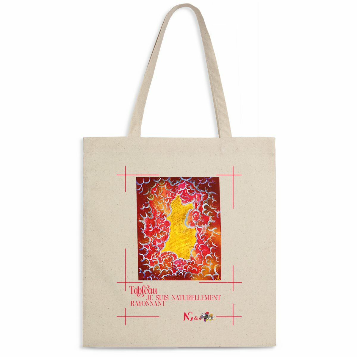 Image back Tote-bag léger - Tableau - Rayonnant