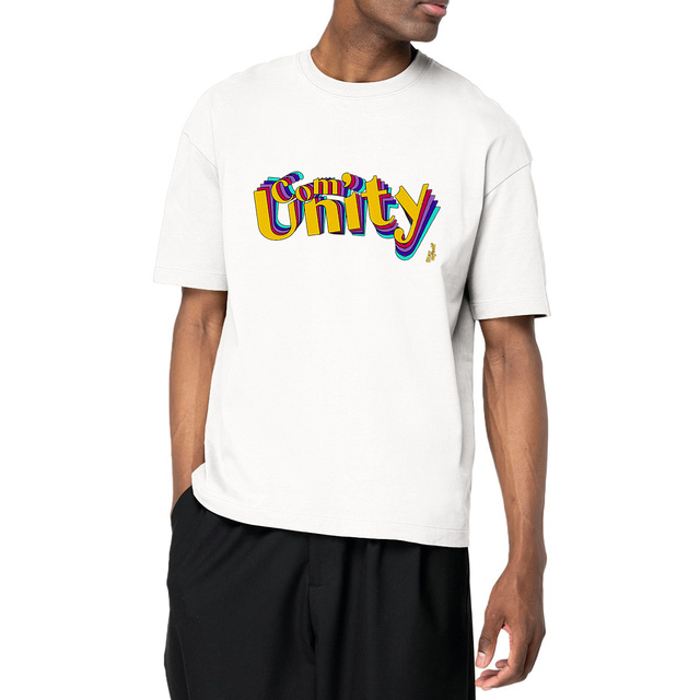 Image front T-shirt Oversize - Com'Unity