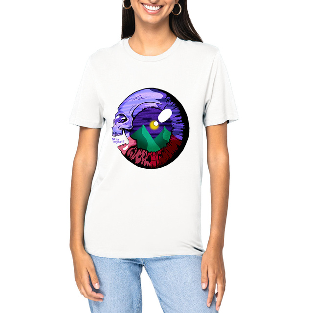 Image front T-shirt épais - Eye Skull