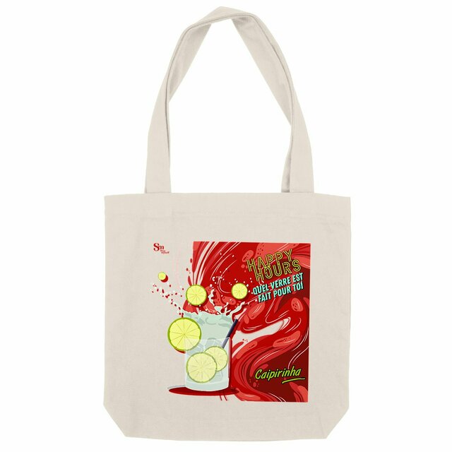 Image back Tote-bag - Happy Hours - Caipirinha