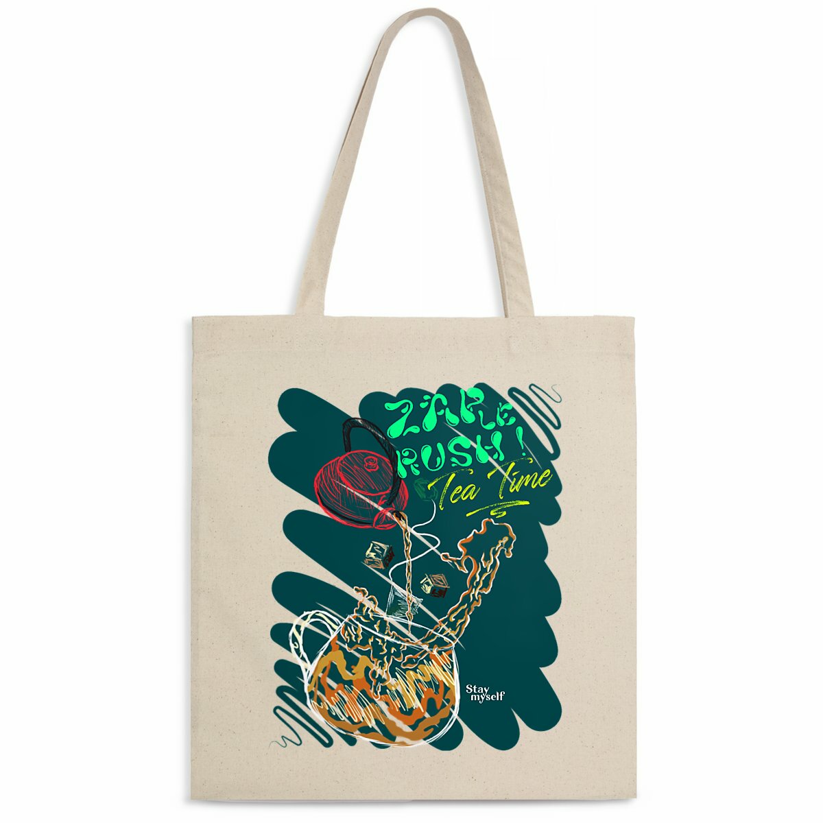 Image back Tote-bag léger - ZAP le Rush - Tea Time