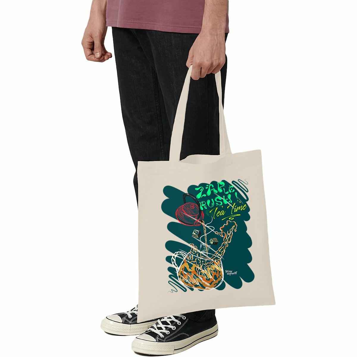 Image front Tote-bag léger - ZAP le Rush - Tea Time