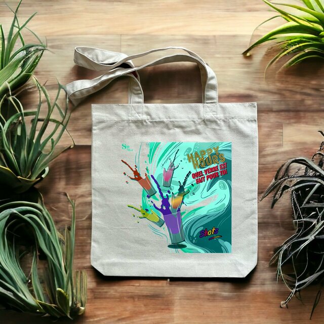 Image front Tote-bag - Happy Hours - Shots