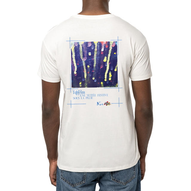 Image front T-shirt - Tableau - Pluie Festive