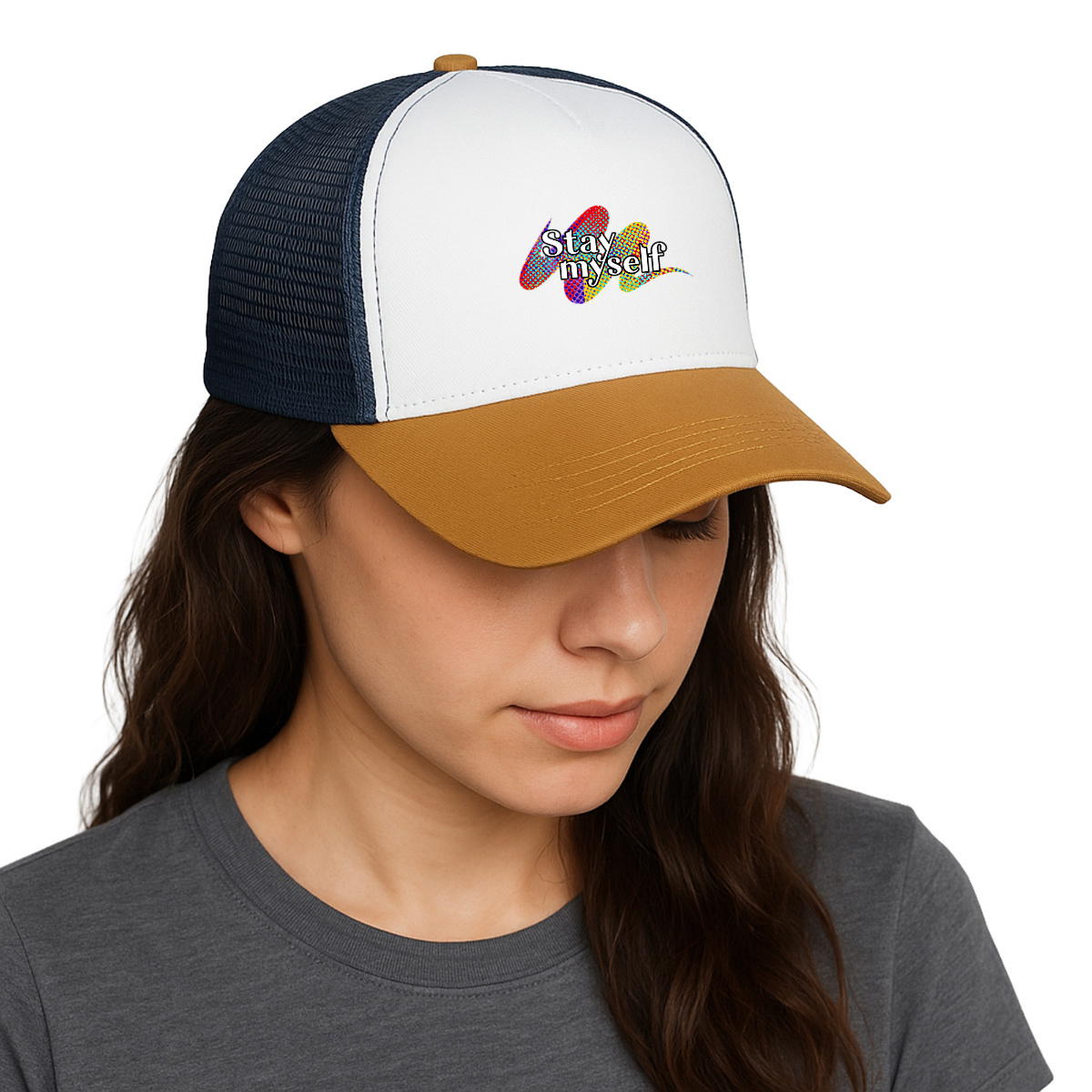 Image front Casquette Trucker - Stay myself Signature