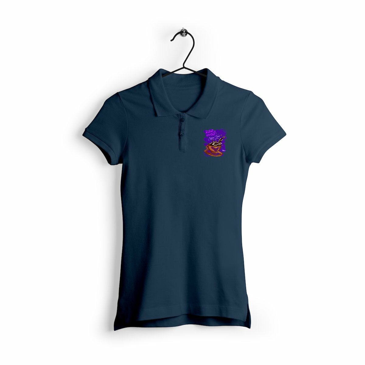 Image back Polo Femme - ZAP le Rush - Coffee Time