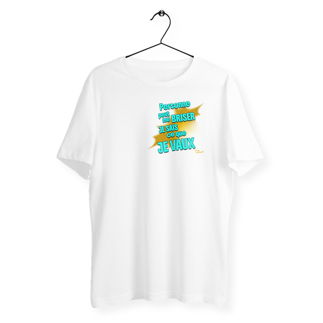 Image back T-shirt - STATUER no excuses - Moi même