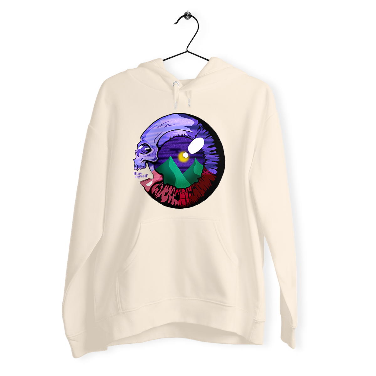 Image back Sweat épais - Eye skull