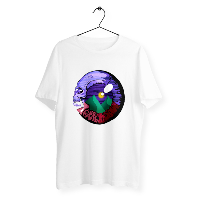 Image back T-shirt - Eye Skull