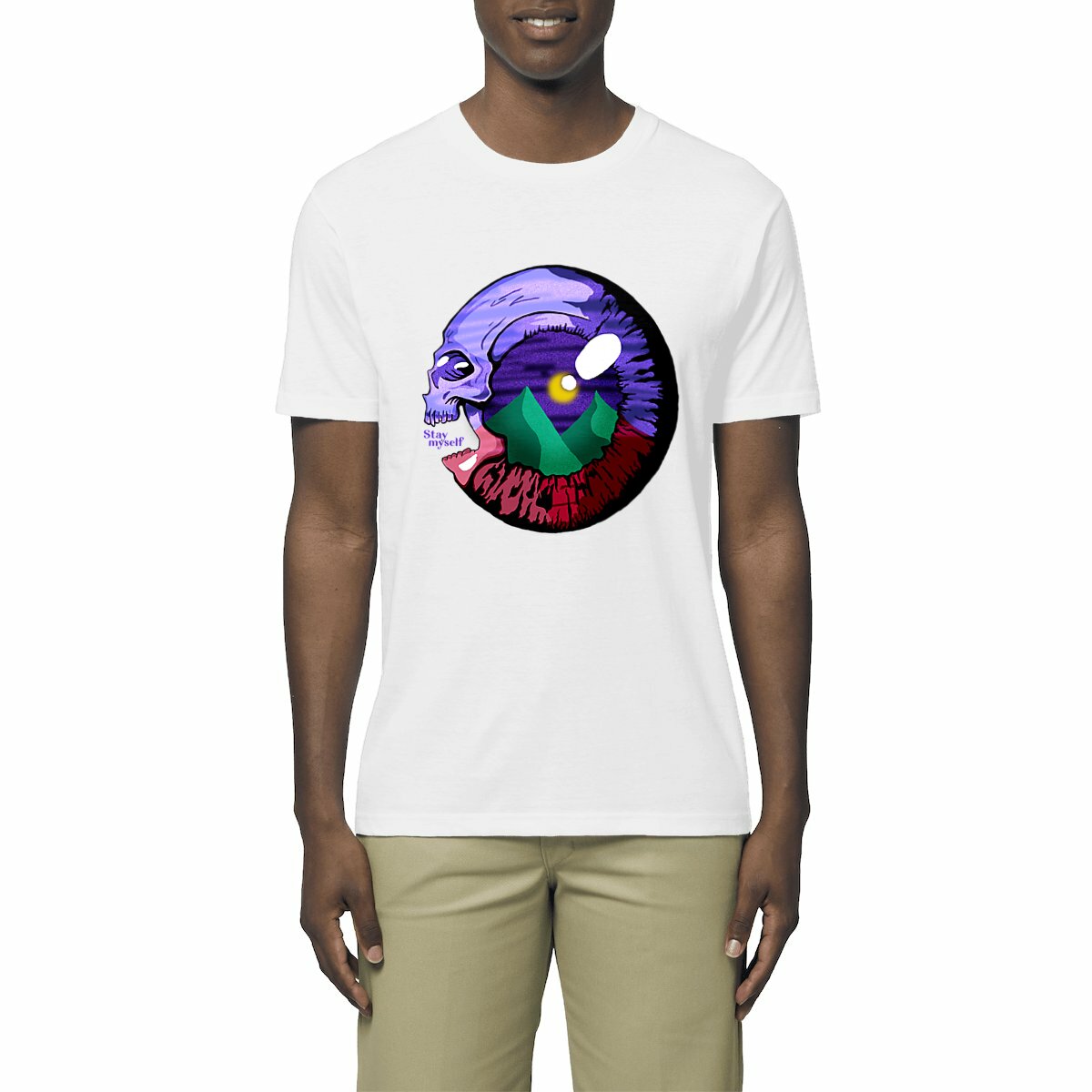 Image front T-shirt - Eye Skull