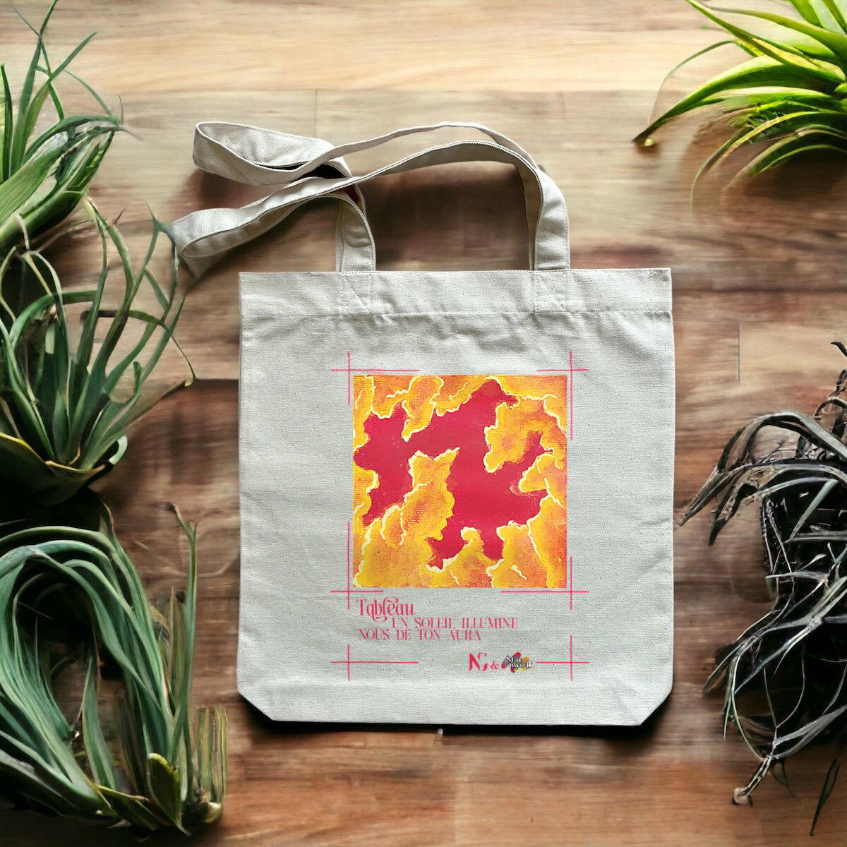 Image front Tote-bag - Tableau - Aura Illuminé