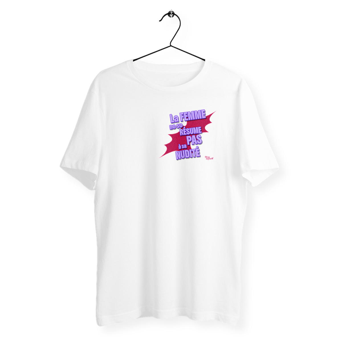 Image back T-shirt - STATUER no excuses - PWR