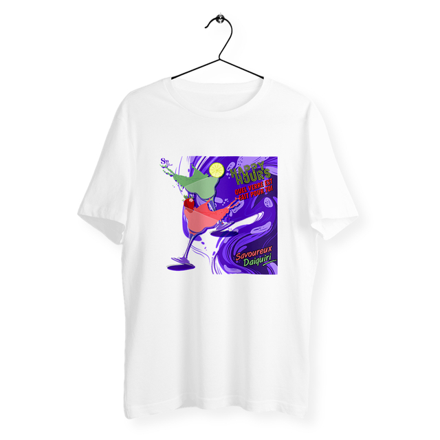 Image back T-shirt - Happy Hours - Daiquiri