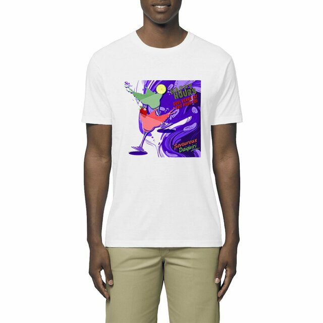 Image front T-shirt - Happy Hours - Daiquiri