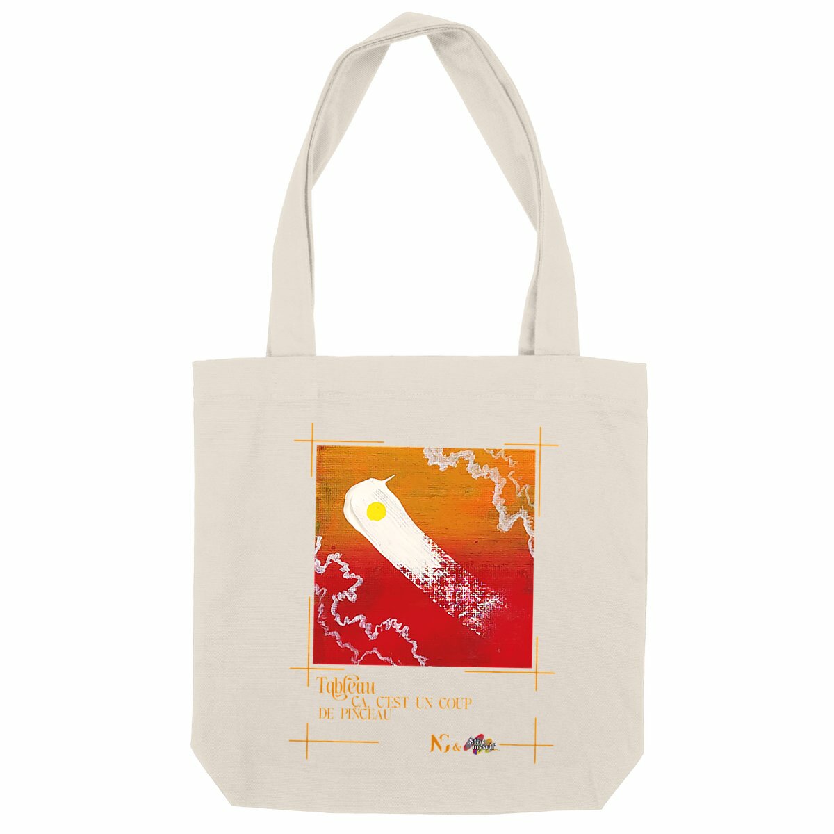Image back Tote-bag - Tableau - Coup de Pinceau