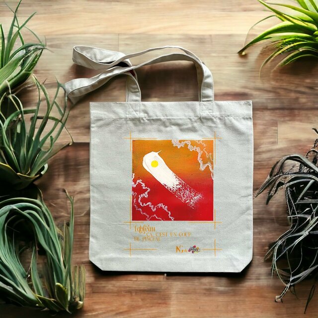 Image front Tote-bag - Tableau - Coup de Pinceau
