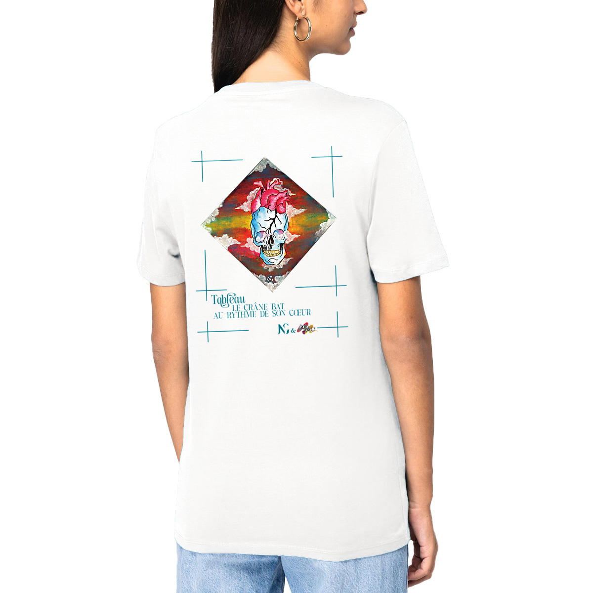 Image front T-shirt épais - Tableau - Au Rythme du Cœur