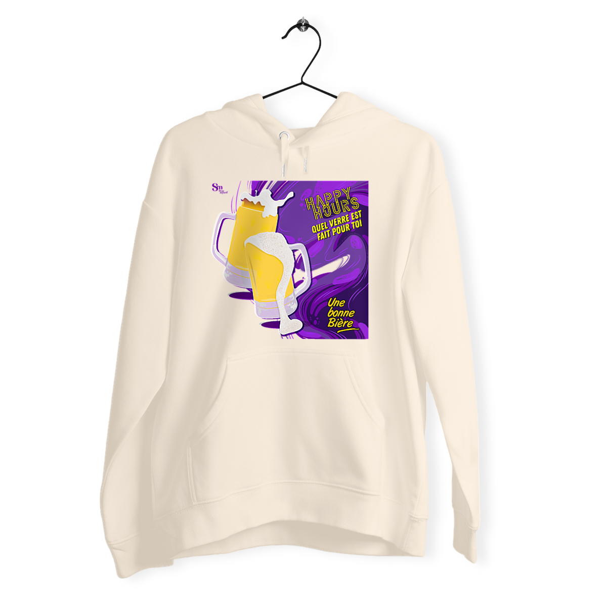 Image back Sweat épais - Happy Hours - Bière