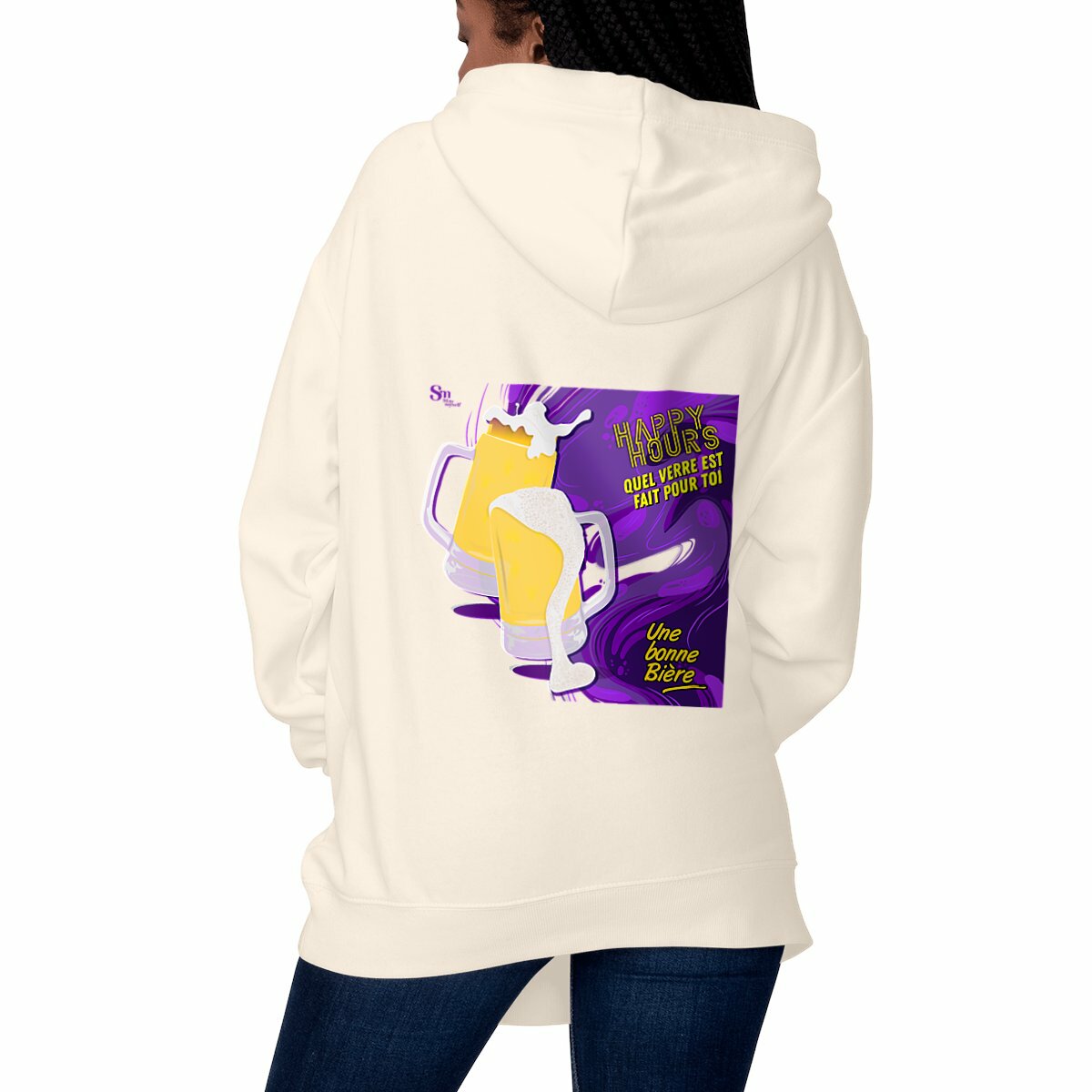 Image front Sweat épais - Happy Hours - Bière