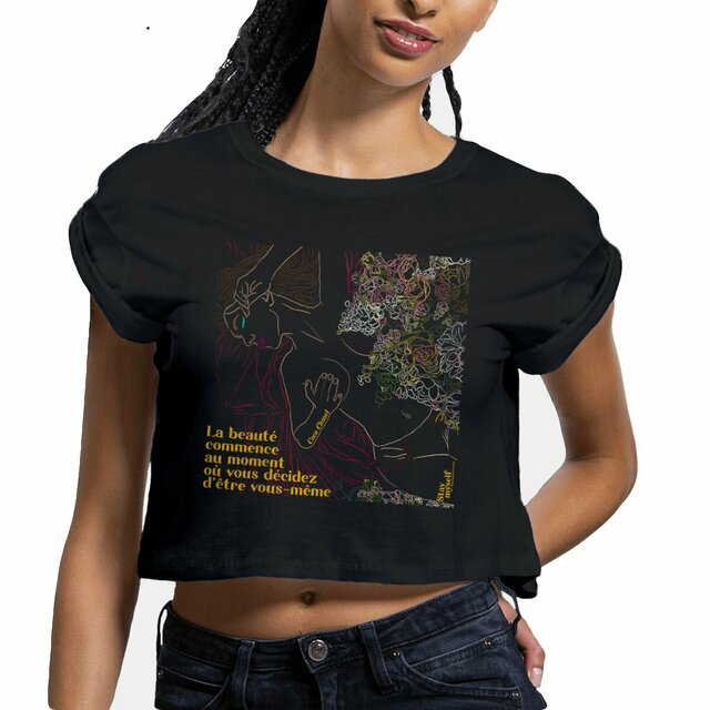 Image front Crop Top - Coco Chanel