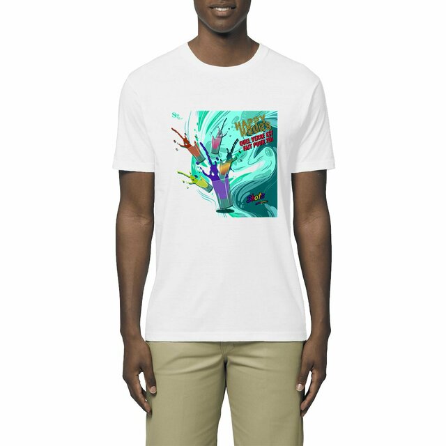 Image front T-shirt - Happy Hours - Shots