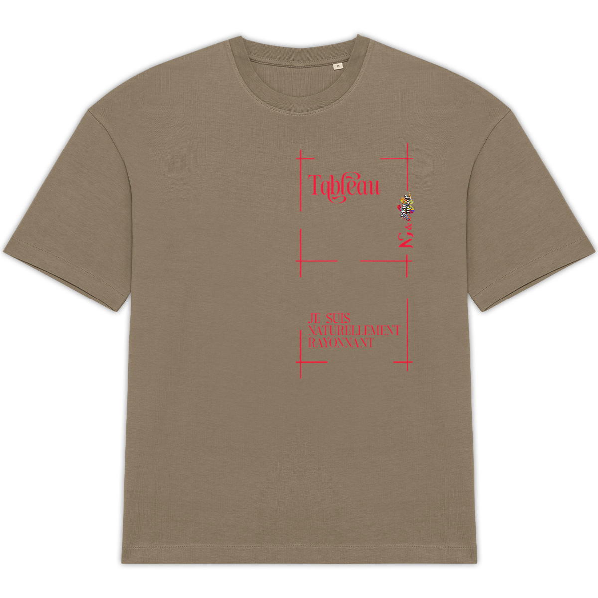 Image back T-shirt Oversize - Tableau - Rayonnant